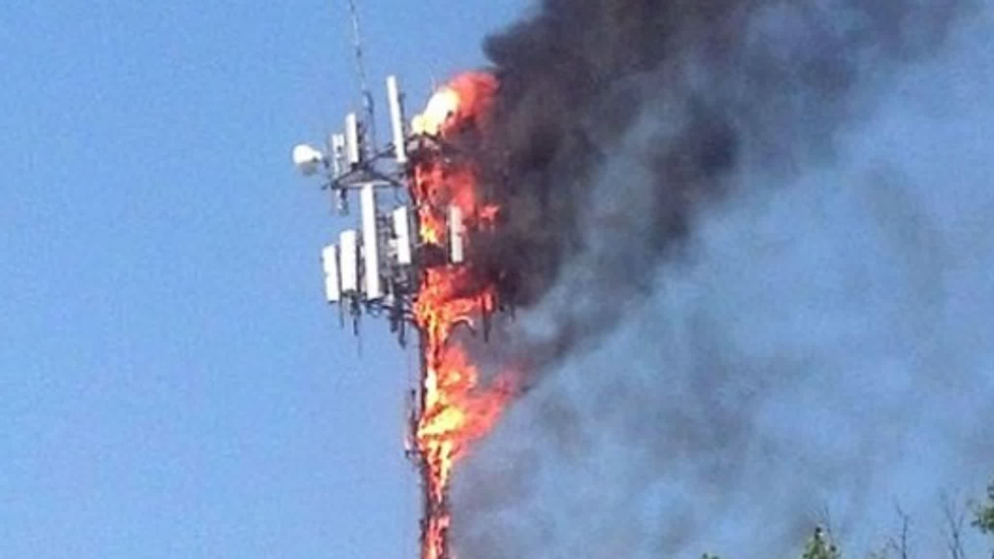 During the COVID pandemic, signal masts installed as part of the 5G wireless rollout became a target of fancy by some on the internet. Fortunately, unlike envelopes, text messages do not burn up in fire.