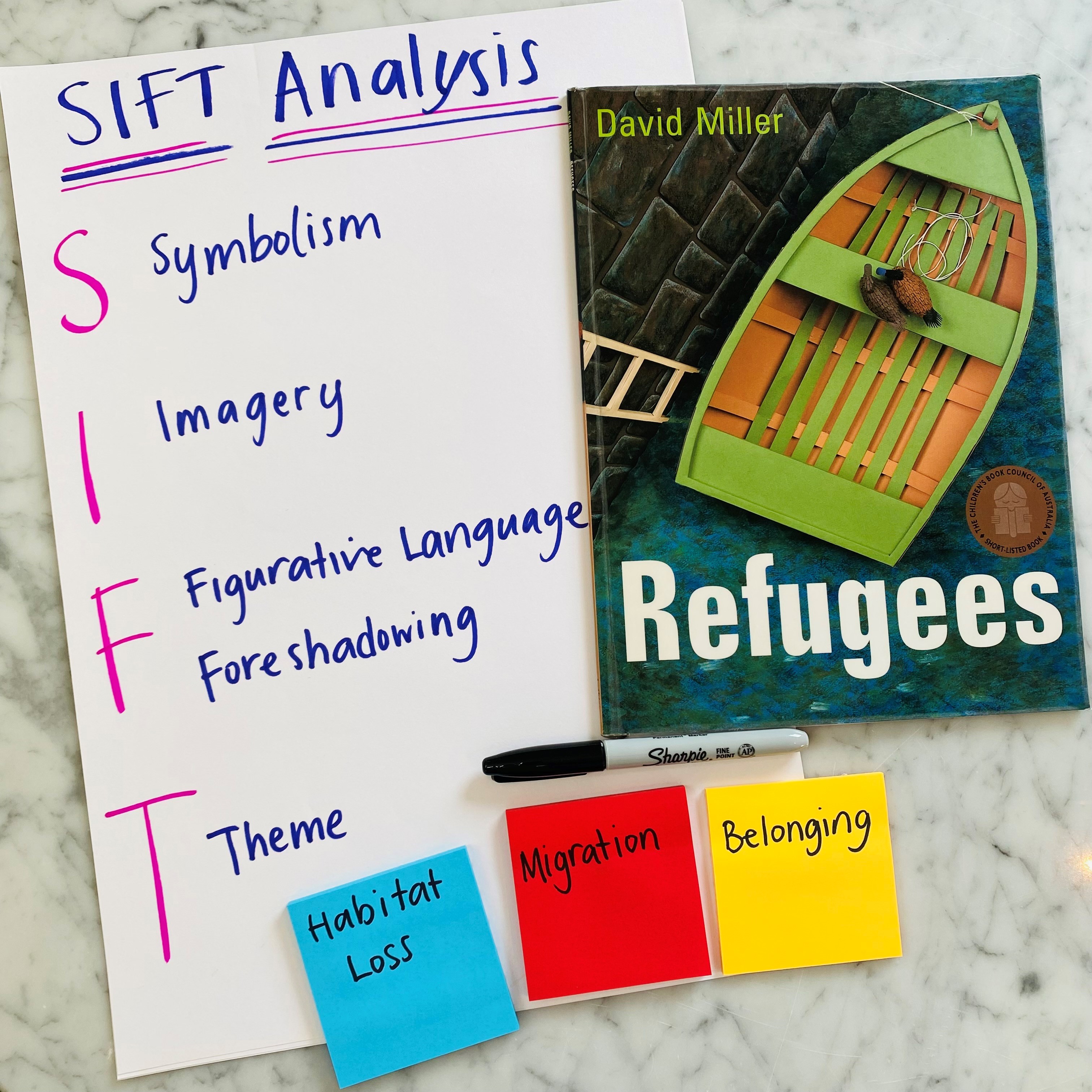 Sift Analysis Theme High Quality Literacy Lesson Cleverbean