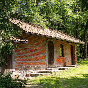 sauna z zewnątrz