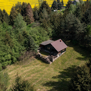 Zielony Domek - widok z góry