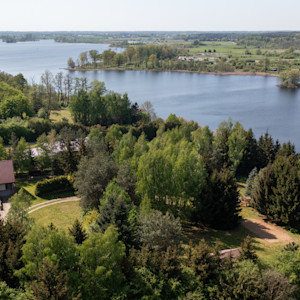 Dom Łabędź - widok z góry