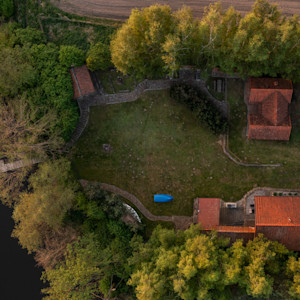 Dwa Domki - widok z góry