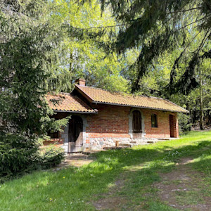 Dom Łabędź i Zielony Domek - sauna z zewnątrz