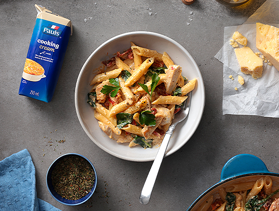 Creamy Tuscan Chicken Penne