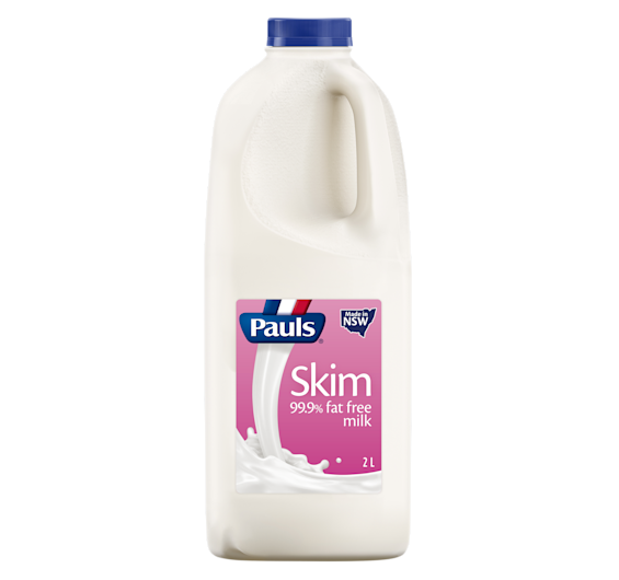 Pauls Skim Fat Free Milk 2L