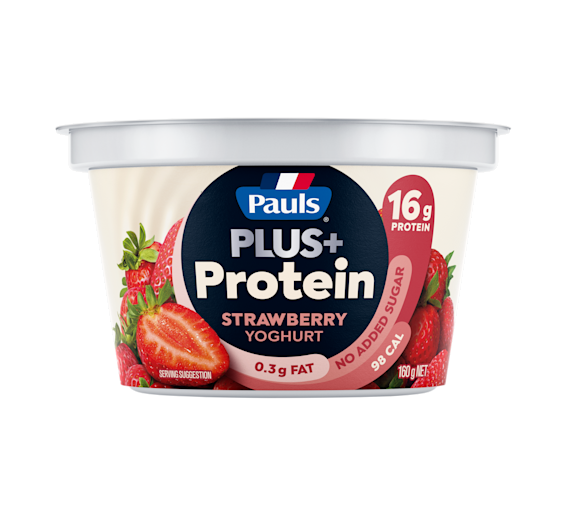 Pauls PLUS+ Protein Strawberry yoghurt 160g