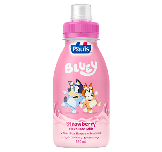 Pauls Kids Bluey Strawberry Milk 250ml