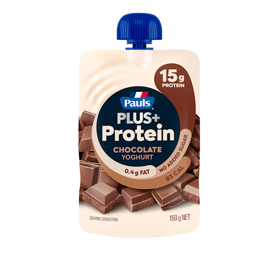 Pauls PLUS+ Protein Chocolate 150g yoghurt pouch