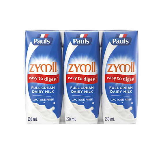 Pauls Zymil Full Cream Long Life Milk 250 ml Multipack