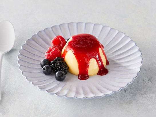 Panna Cotta with Berry Coulis Recipe