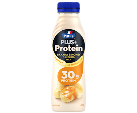 Pauls PLUS+ Protein Banana & Honey Flavoured Milk 400 mL