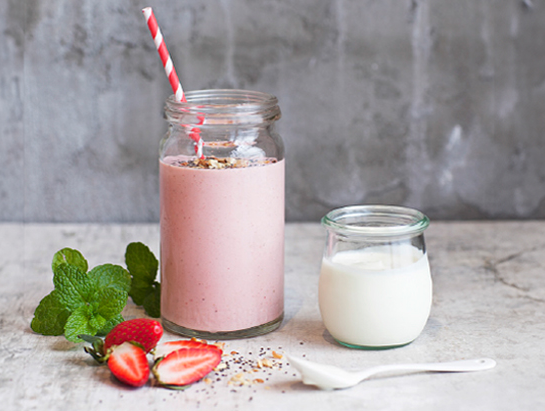 Strawberry Protein Smoothie