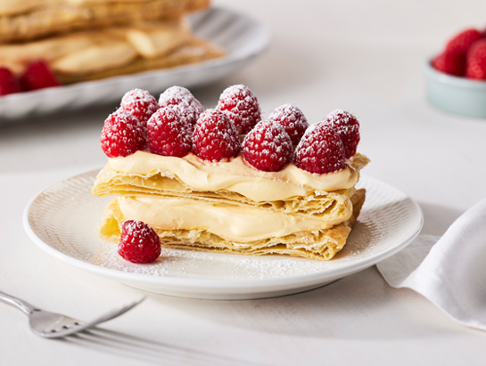 Vanilla Raspberry Napoleon Recipe
