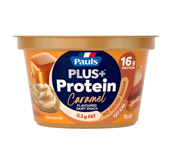 Pauls PLUS+ Caramel Dairy Snack 160g