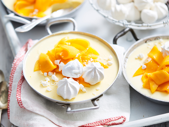 Mango, Coconut & Lime Panna Cotta Recipe