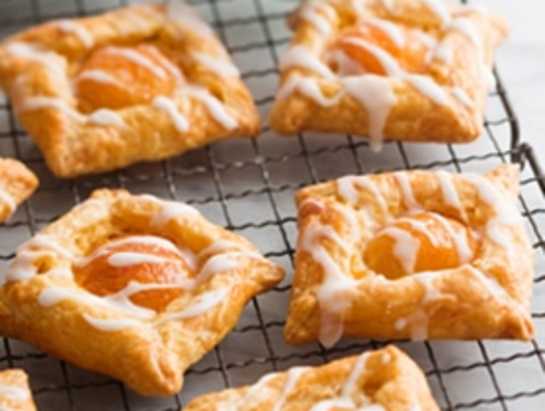 Apricot Custard Danish Pastries Tile