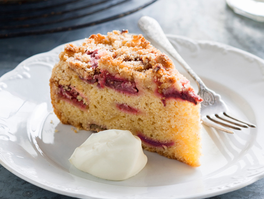 Rhubarb and Custard Cake Recipe