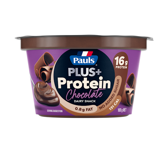 Pauls PLUS+ Protein Chocolate Dairy Snack 160g