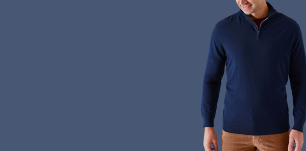 Merino Half Zip