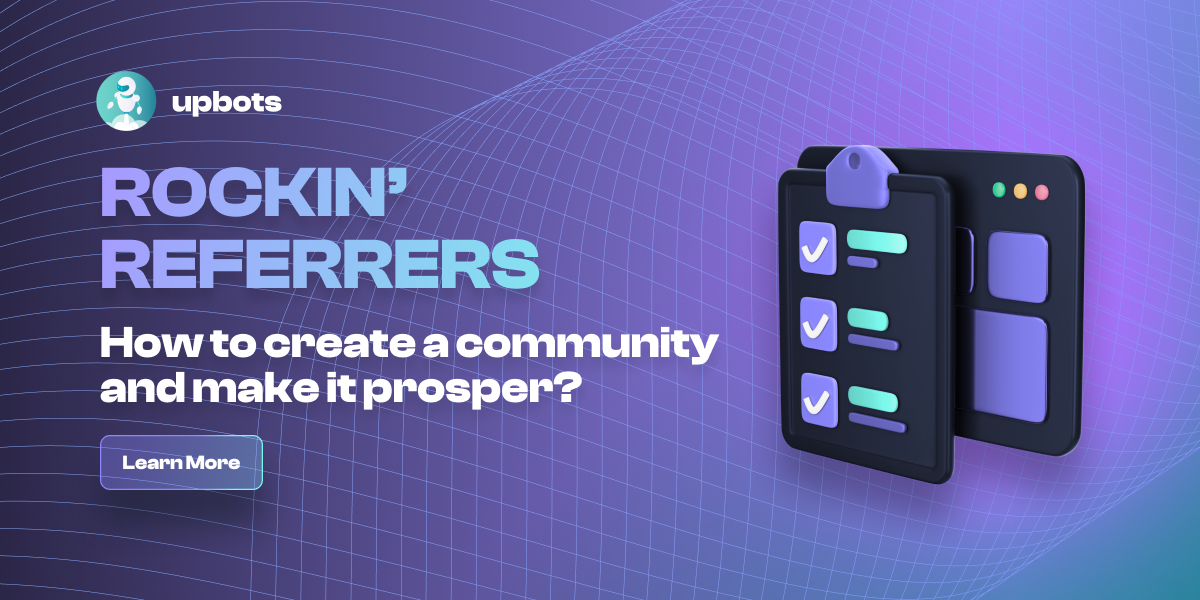 Rockin' Referrers : How to create a community and make it prosper?