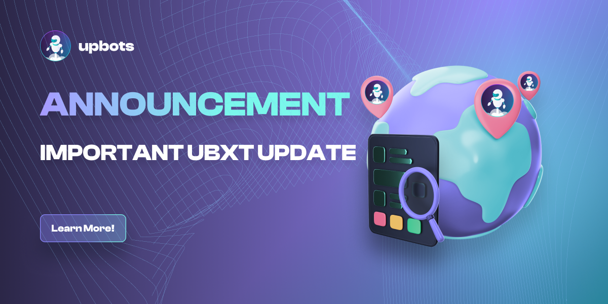 Important UBXT Update