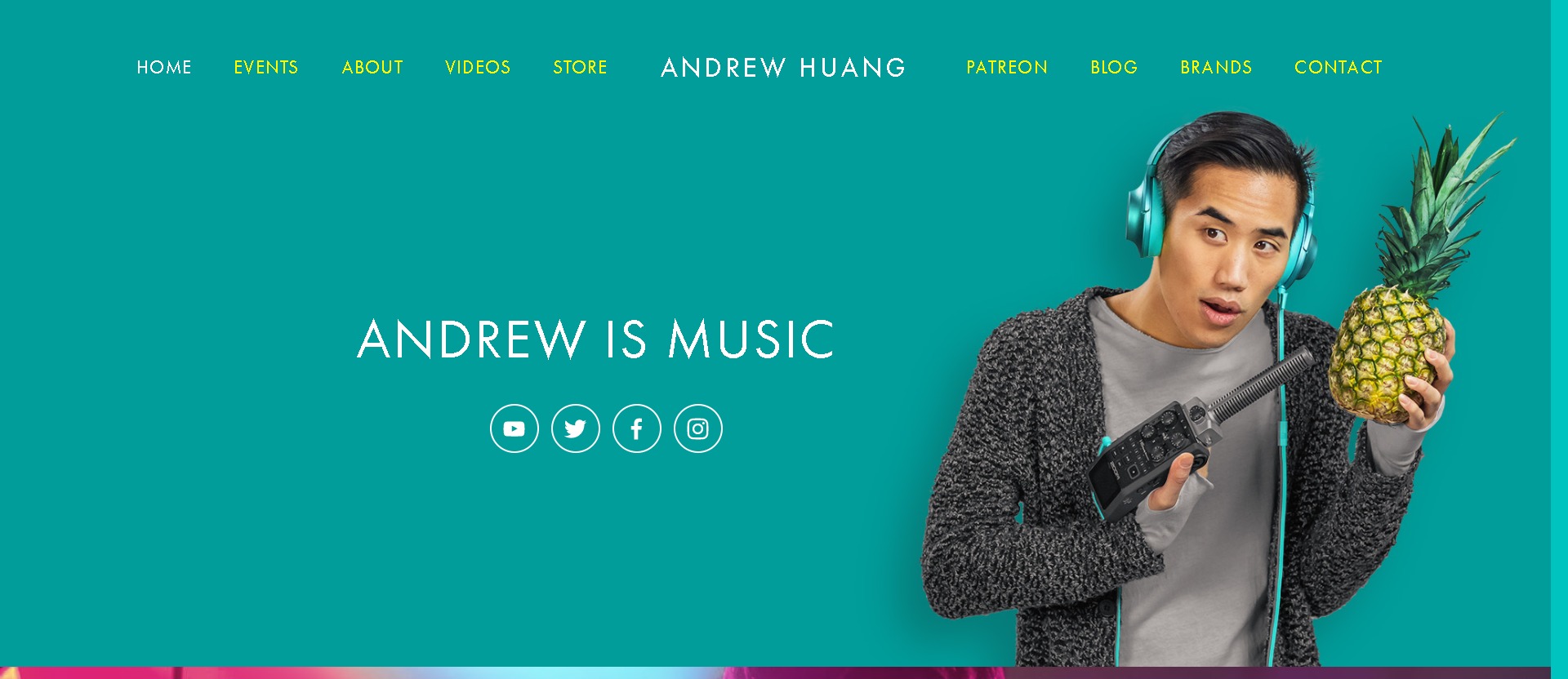 exemple-site-internet-musicien-andrew-huang-squarespace