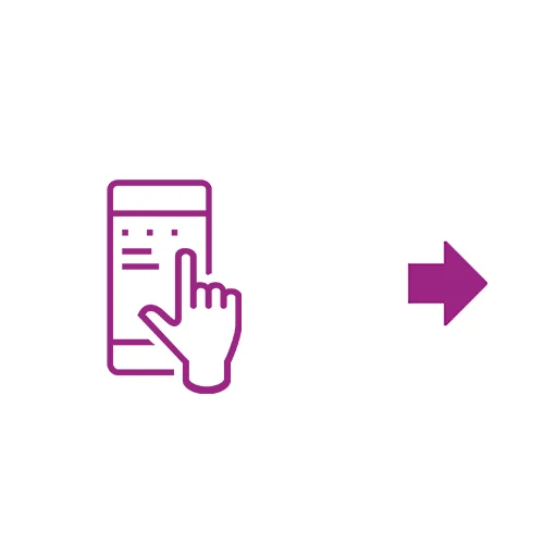 Social icon purple