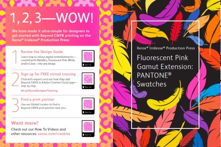 Fluorescent Pink Gamut Extension: PANTONE® Swatches