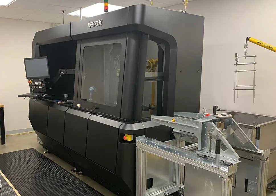 Xerox ElemX 3D Printer in use