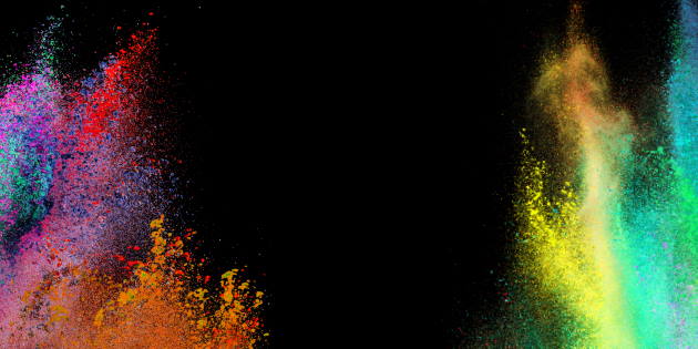 Black background with fioreworks