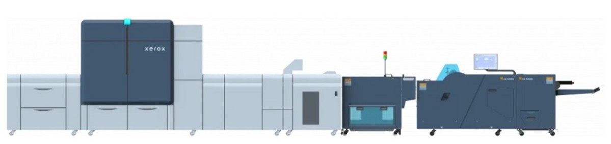 Xerox Iridesse Production Press with C.P. Bourg BM-e Booklet Maker