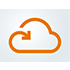 Cloud icon in orange