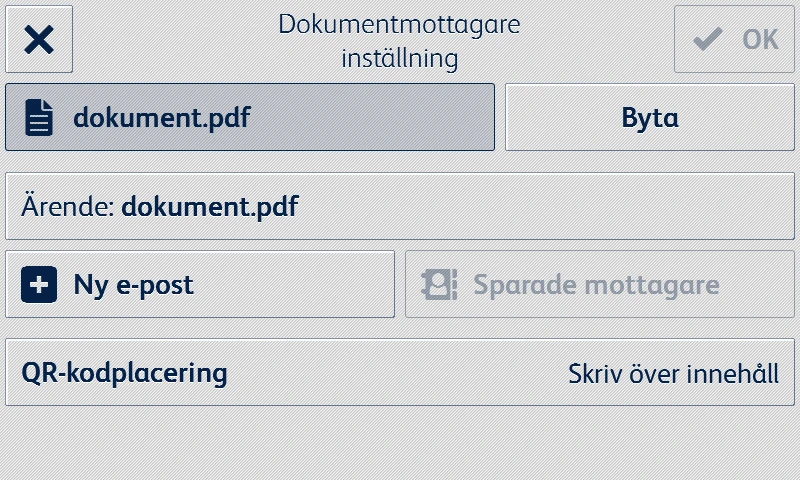 Form Setup dialog box of Xerox Forms Manager user interface