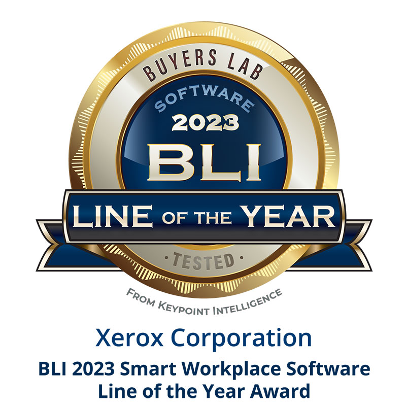 BLI 2023 Smart Workplace Software Line of the Year Seal
