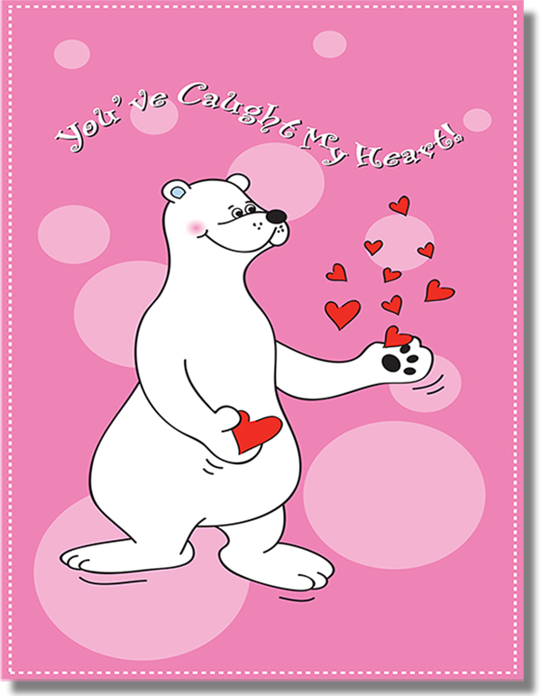 You've Caught My Heart Valentine's Day Card