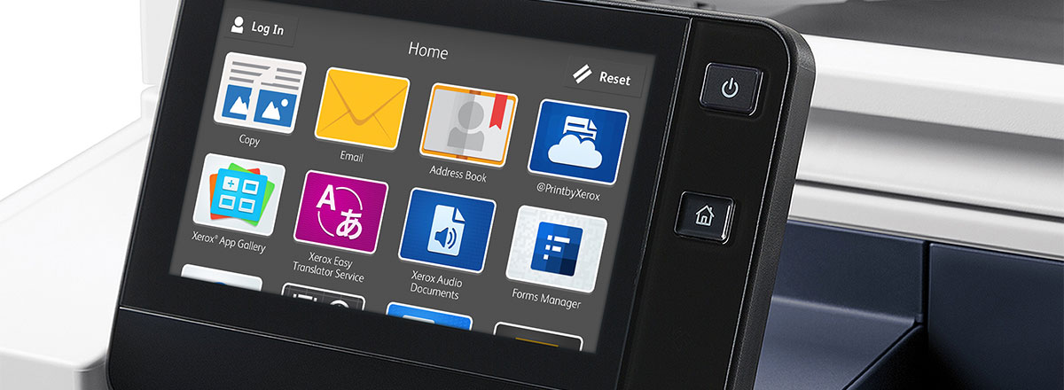User interface of Xerox VersaLink MFP