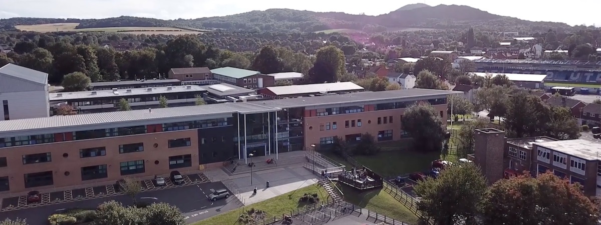 Telford college arial view