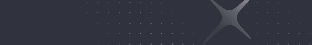 Dark gray background with spark and dots