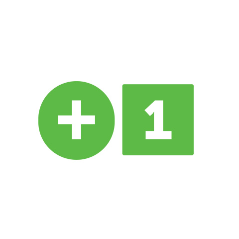 +1