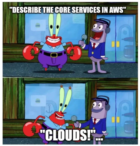 describe AWS different services