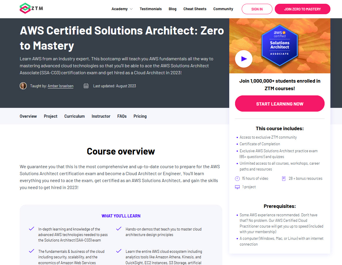 pass the aws solutions architect exam