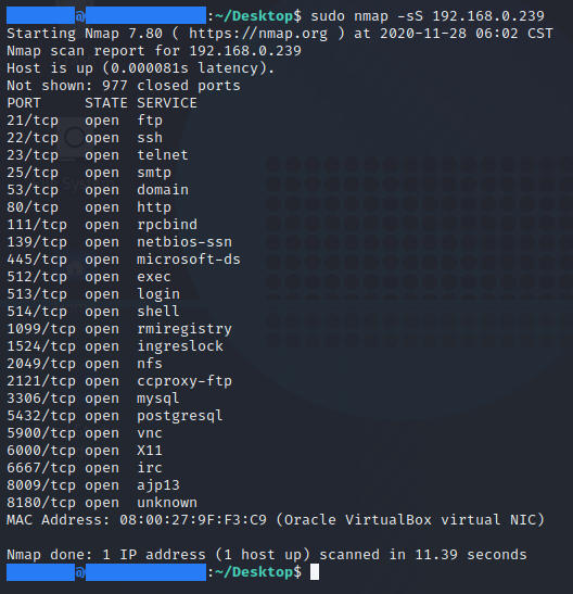 [ CHEAT-SHEET ] - Synscan nmap command