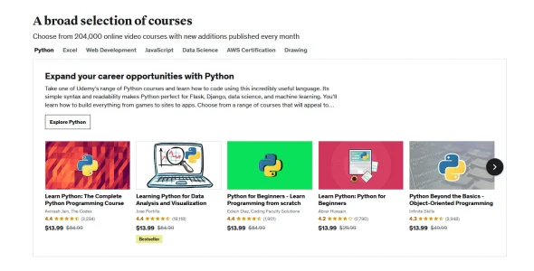Cost for basic courses to learn to code