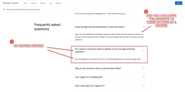How Google hires coders