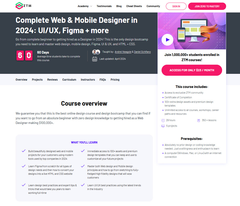 Learn how to become a mobile and web designer