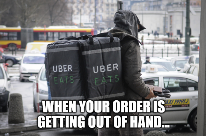 too many uber eats