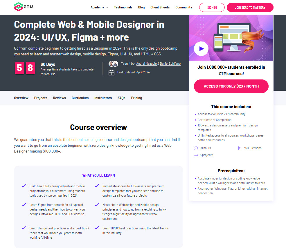 complete web and mobile designer