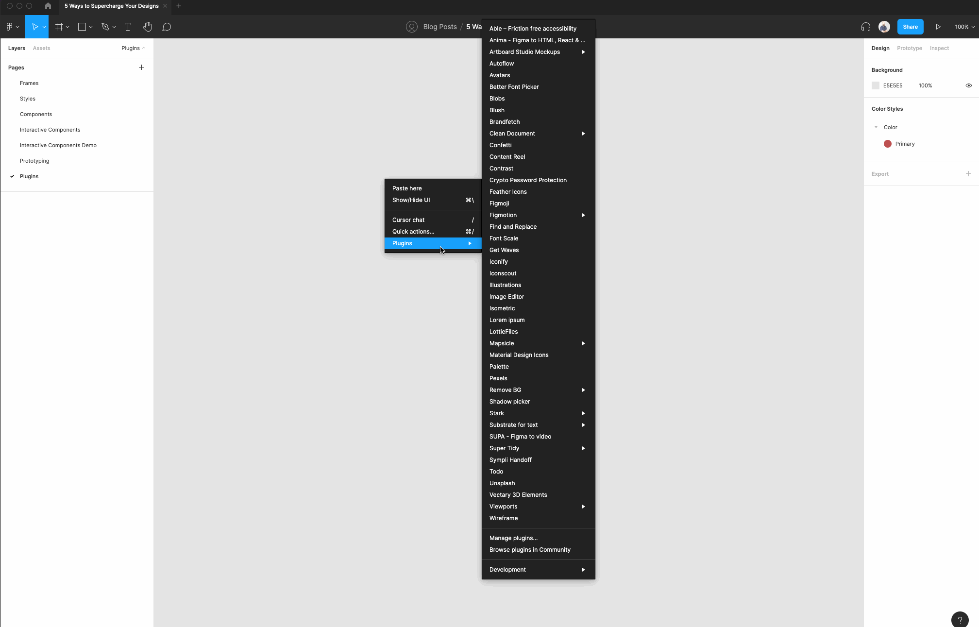 Figma Plugins - What are plugins?