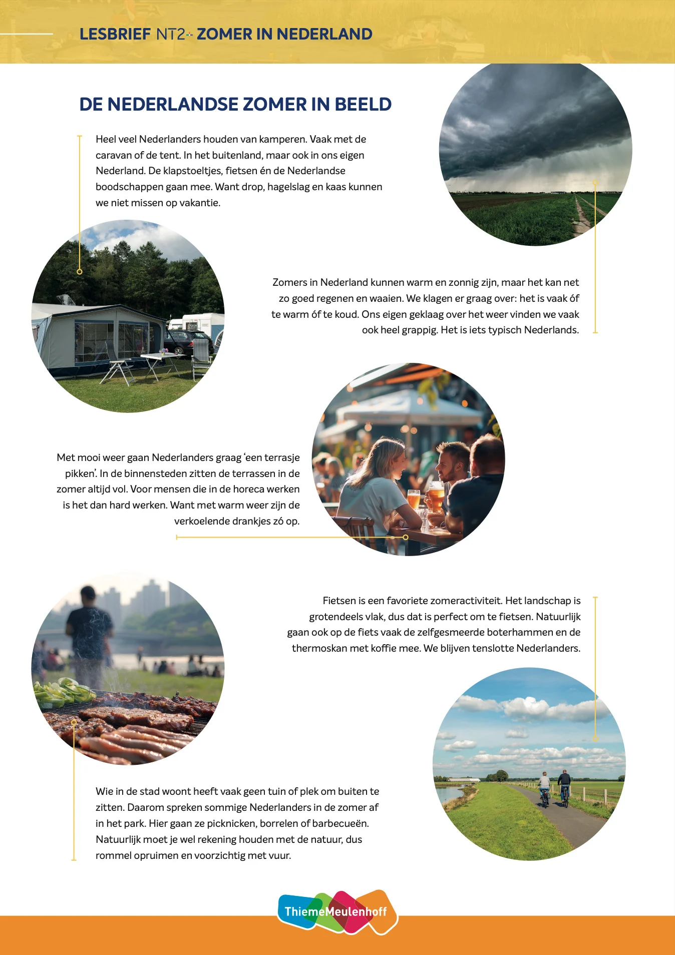 NT2 Lesbrief Zomer in Nederland - Zomer in beeld