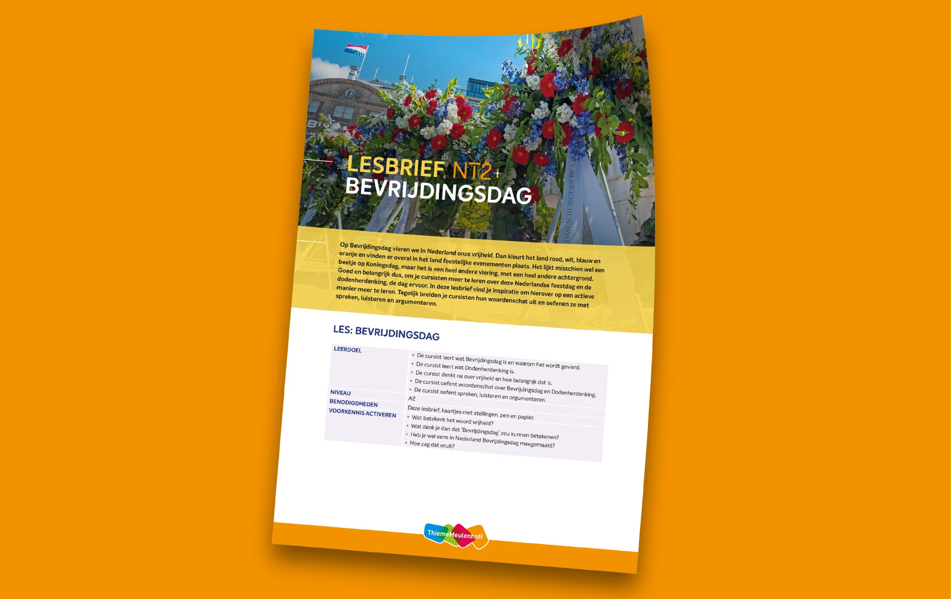 NT2 Lesbrief Bevrijdingsdag